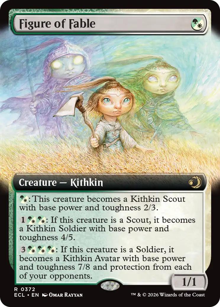 Figure of Fable [372] [Extended Art] [Lorwyn Eclipsed] [Non-Foil]