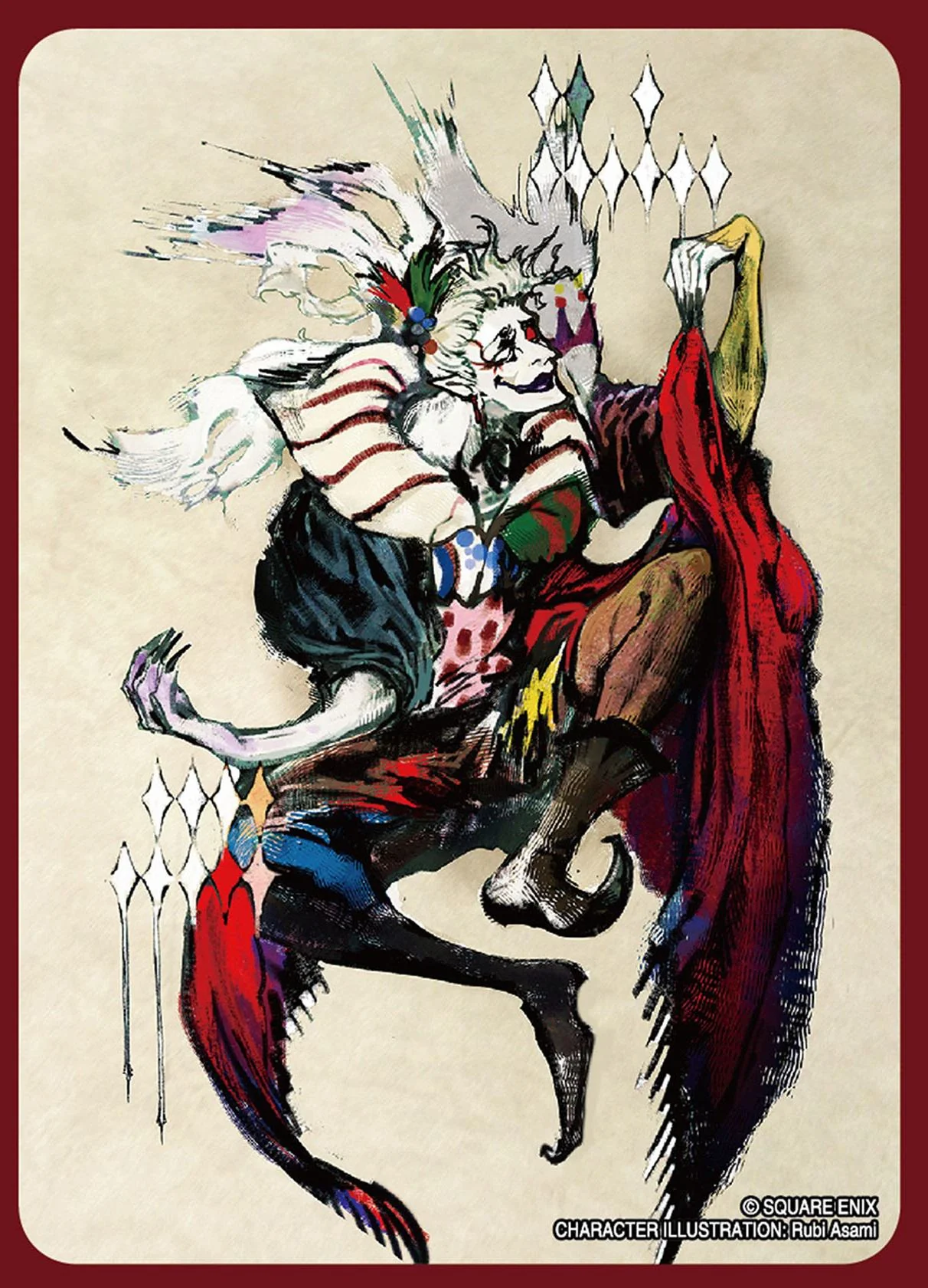 FINAL FANTASY Card Sleeves - Standard Size - 100ct - Series 2 - Kefka