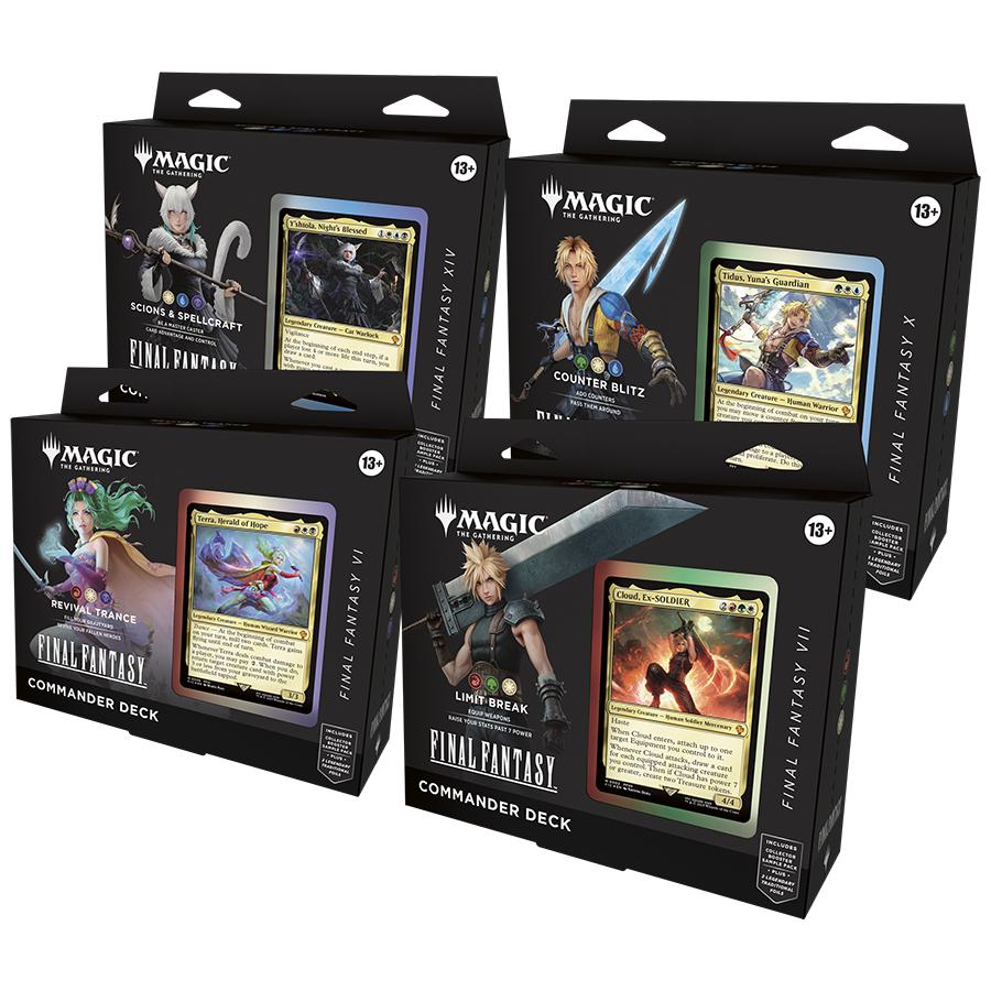 FINAL FANTASY: Commander - Commander Decks - Set of 4