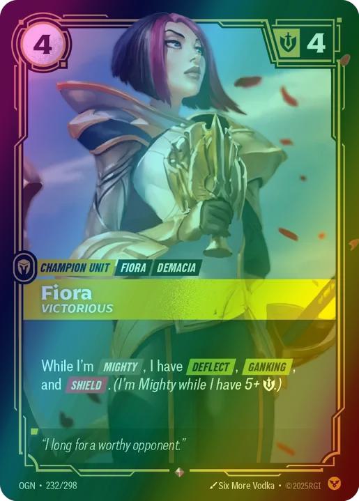 Fiora - Victorious - 232/298 [Origins] [Foil]