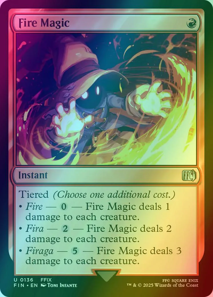 Fire Magic [136] [FINAL FANTASY] [Foil]