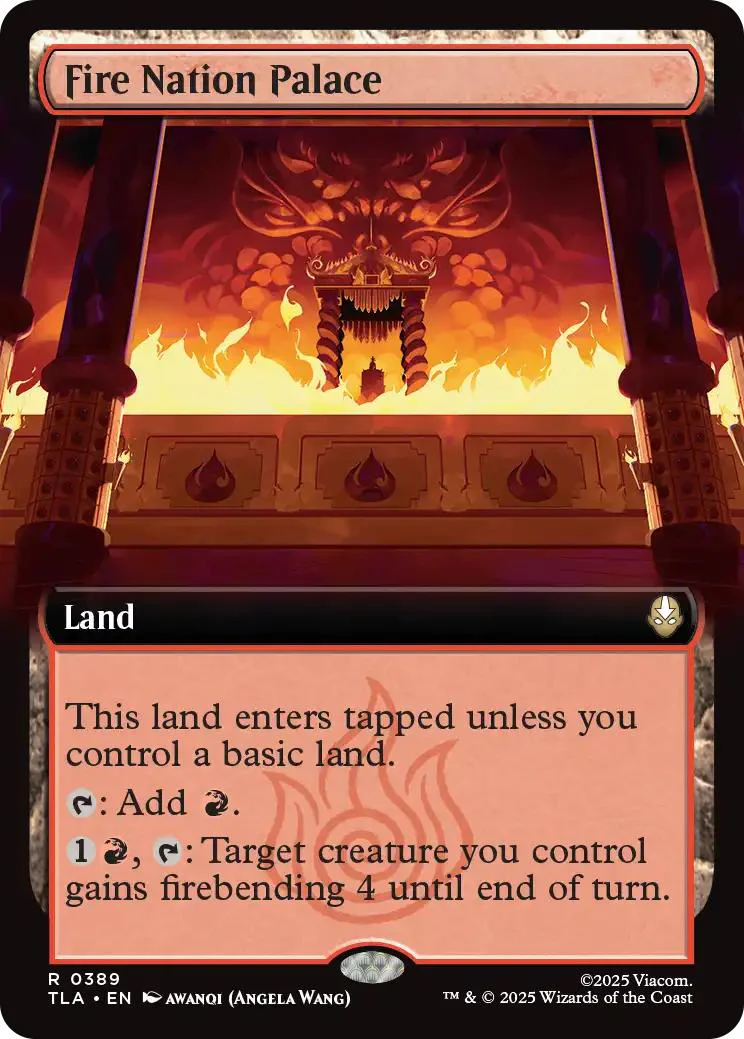 Fire Nation Palace [389] [Extended Art] [Avatar: The Last Airbender] [Non-Foil]