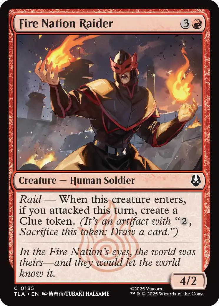 Fire Nation Raider [135] [Avatar: The Last Airbender] [Non-Foil]