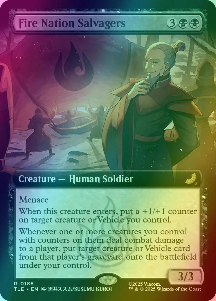 Fire Nation Salvagers [188] [Extended Art] [Avatar: The Last Airbender Eternal] [Foil]