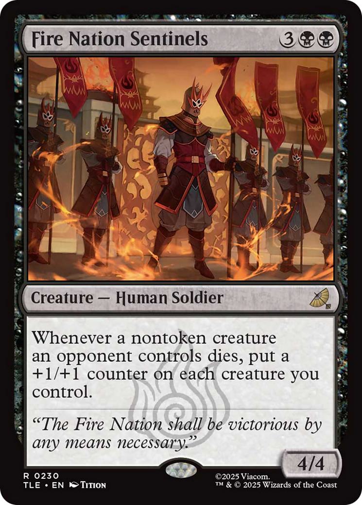 Fire Nation Sentinels [230] [Avatar: The Last Airbender Eternal] [Non-Foil]