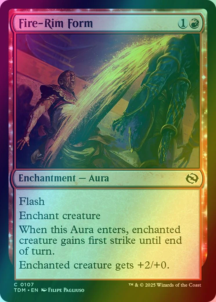 Fire-Rim Form [107] [Tarkir: Dragonstorm] [Foil]