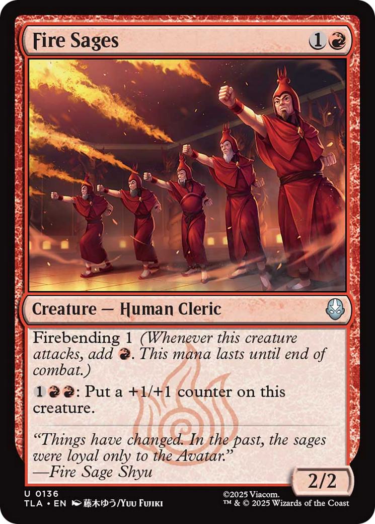 Fire Sages [136] [Avatar: The Last Airbender] [Non-Foil]