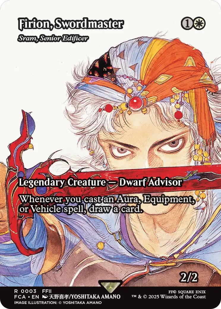 Firion, Swordmaster - Sram, Senior Edificer [3] [Borderless] [FINAL FANTASY: Through the Ages] [Non-Foil]