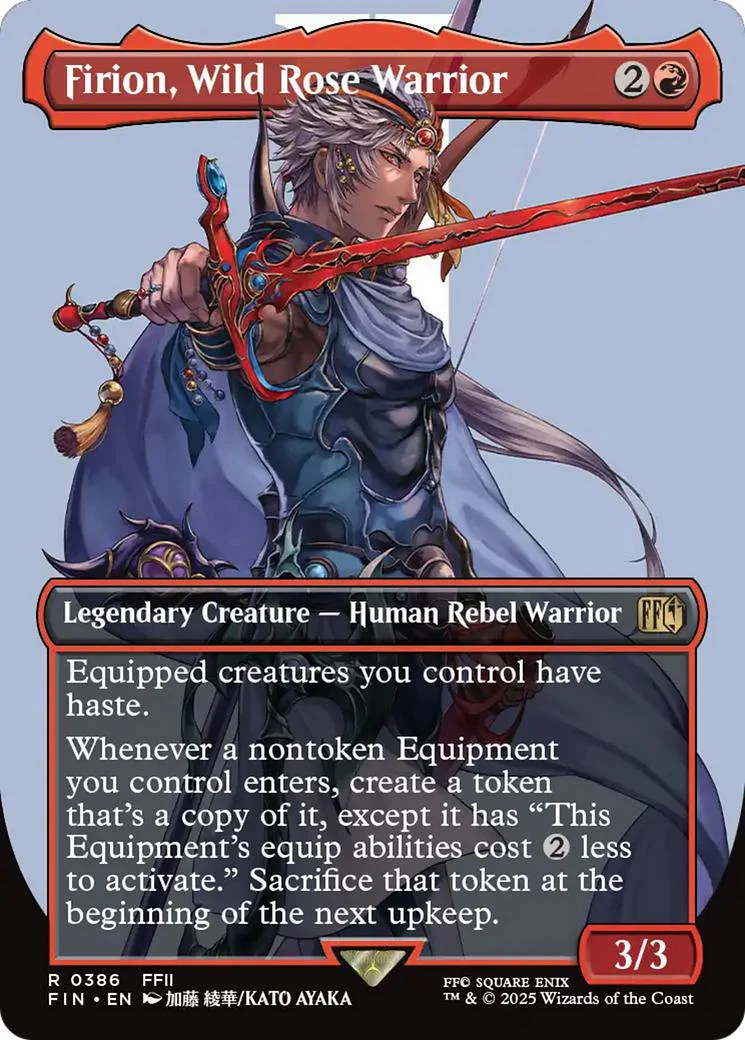 Firion, Wild Rose Warrior [386] [Borderless] [Character] [FINAL FANTASY] [Non-Foil]
