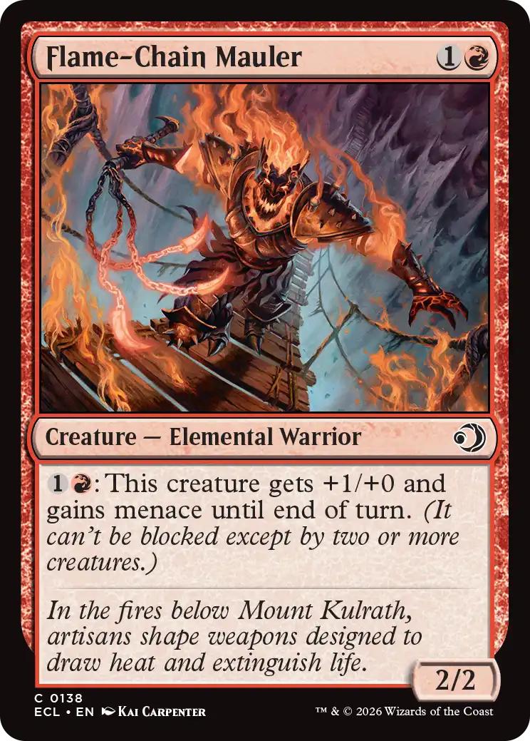 Flame-Chain Mauler [138] [Lorwyn Eclipsed] [Non-Foil]