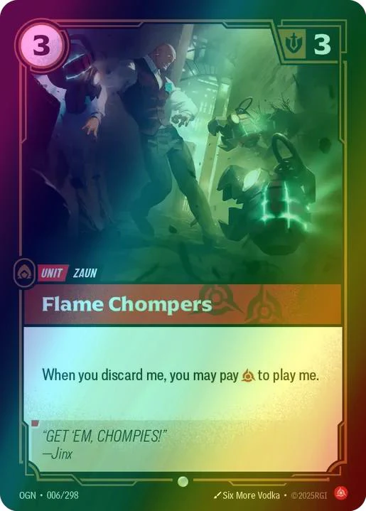 Flame Chompers - 006/298 [Origins] [Foil]