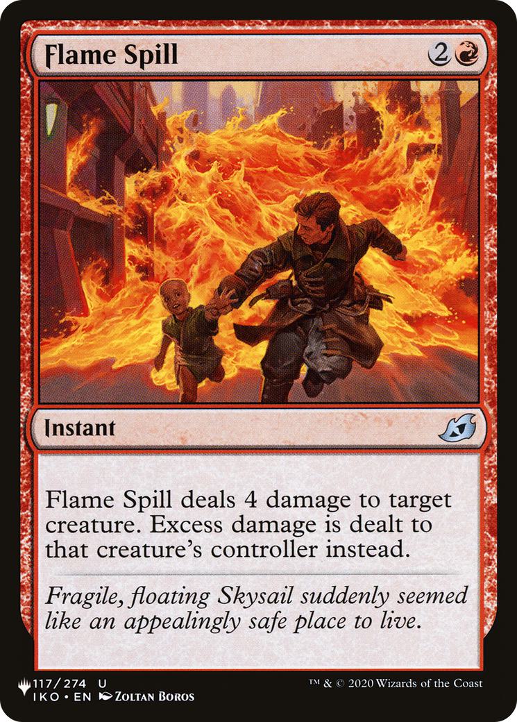 Flame Spill [IKO-117] [Welcome Decks 2024] [The List] [Non-Foil]