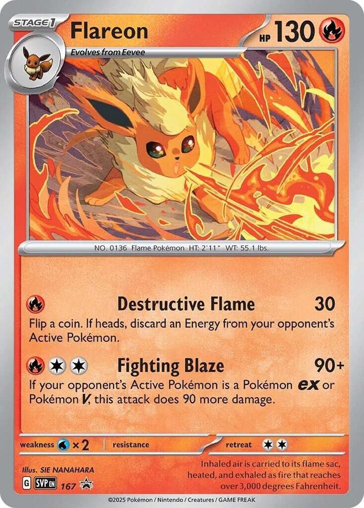 Flareon - 167 - Promo [svp-167] [Cosmos Holo]