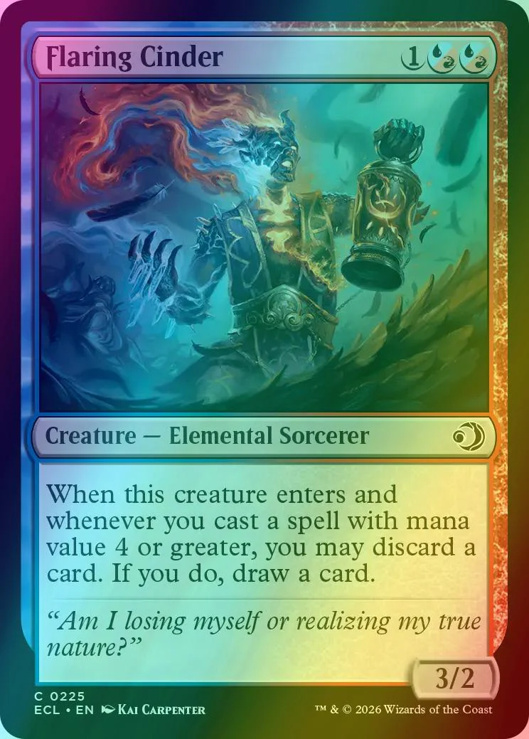 Flaring Cinder [225] [Lorwyn Eclipsed] [Foil]