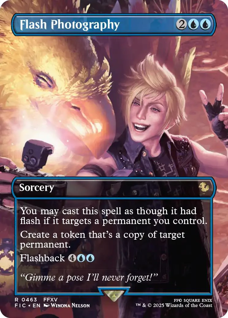Flash Photography [463] [Borderless] [Scene] [FINAL FANTASY: Commander] [Non-Foil]