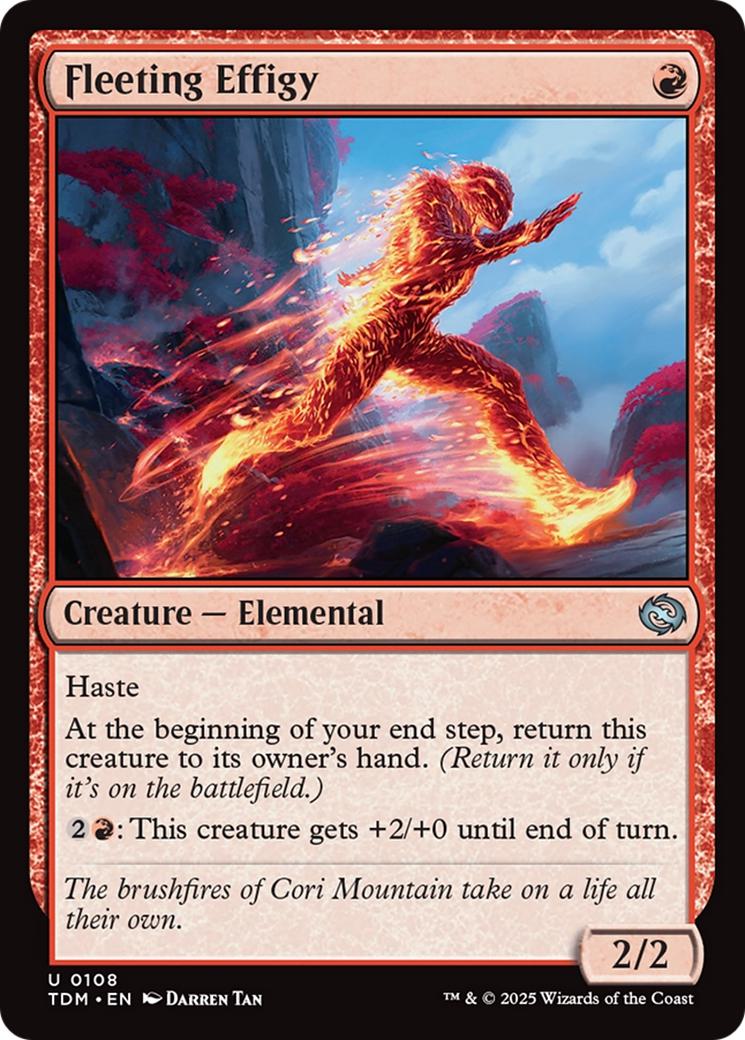Fleeting Effigy [108] [Tarkir: Dragonstorm] [Non-Foil]