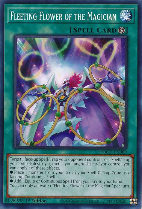 Fleeting Flower of the Magician - DOOD-EN089 - Common - 1st Edition