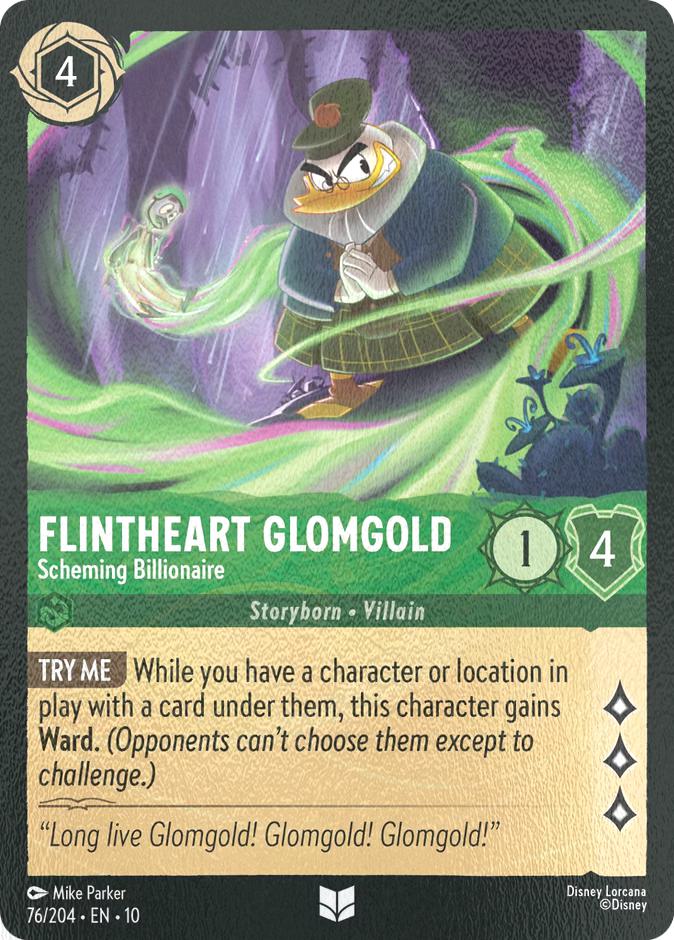 Flintheart Glomgold - Scheming Billionaire - 76/204 [Whispers in the Well] [Cold Foil]