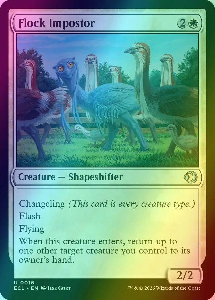 Flock Impostor [16] [Lorwyn Eclipsed] [Foil]