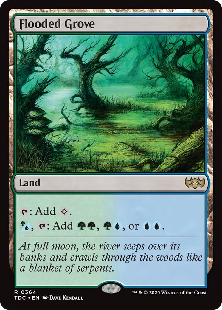 Flooded Grove [364] [Tarkir: Dragonstorm: Commander] [Non-Foil]