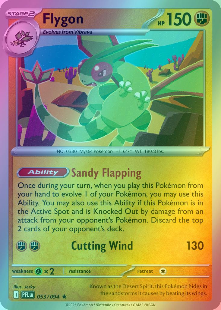 Flygon - 053/094 - Rare [me02-053] [Holo]