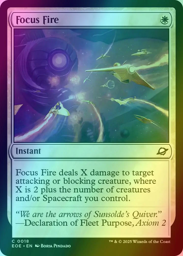 Focus Fire [18] [Edge of Eternities] [Foil]