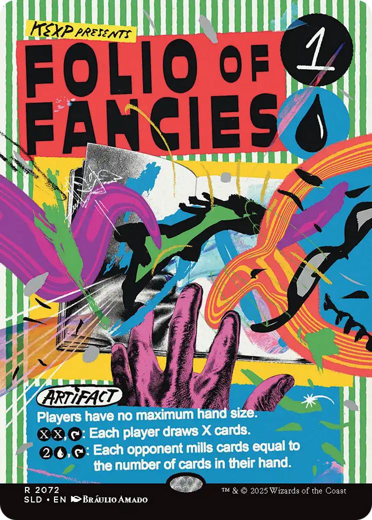 Folio of Fancies [2072] [Borderless] [KEXP: You Are Not Alone] [Secret Lair Drop] [Non-Foil]