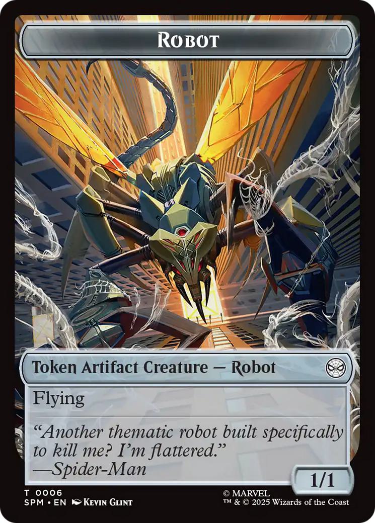 Food Token (05) // Robot Token (06) [Marvel's Spider-Man: Tokens] [Non-Foil] - Image 2