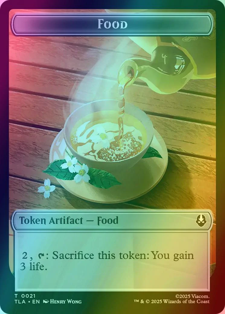 Food Token (21) // Monk Token (10) [Avatar: The Last Airbender: Tokens] [Foil]