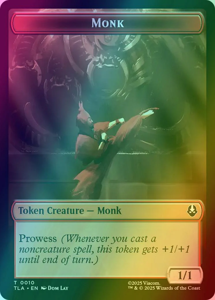 Food Token (21) // Monk Token (10) [Avatar: The Last Airbender: Tokens] [Foil] - Image 2