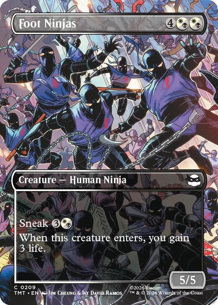 Foot Ninjas [209] [Borderless] [Scene] [Teenage Mutant Ninja Turtles] [Non-Foil]