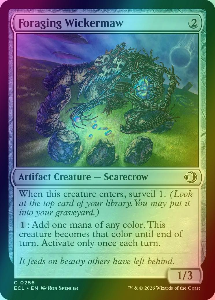 Foraging Wickermaw [256] [Lorwyn Eclipsed] [Foil]
