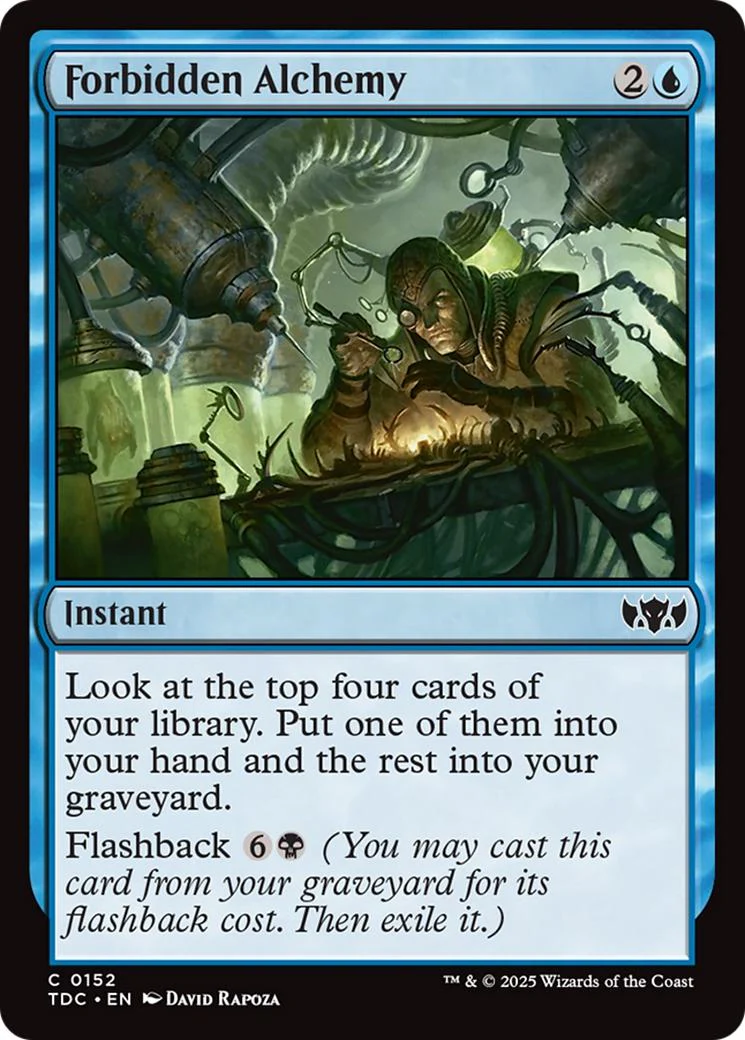 Forbidden Alchemy [152] [Tarkir: Dragonstorm: Commander] [Non-Foil]