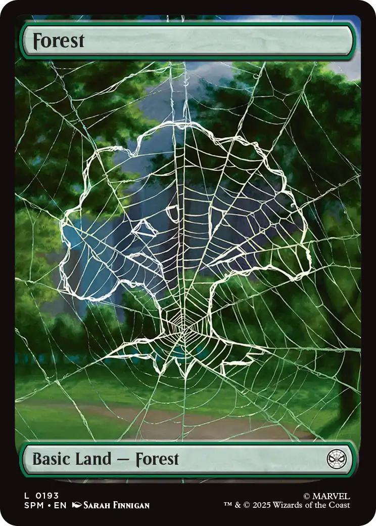 Forest [193] [Full Art] [Spiderweb] [Marvel's Spider-Man] [Non-Foil]