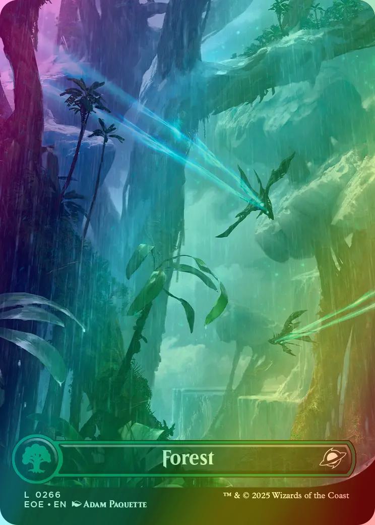 Forest [266] [Borderless] [Celestial] [Edge of Eternities] [Foil]