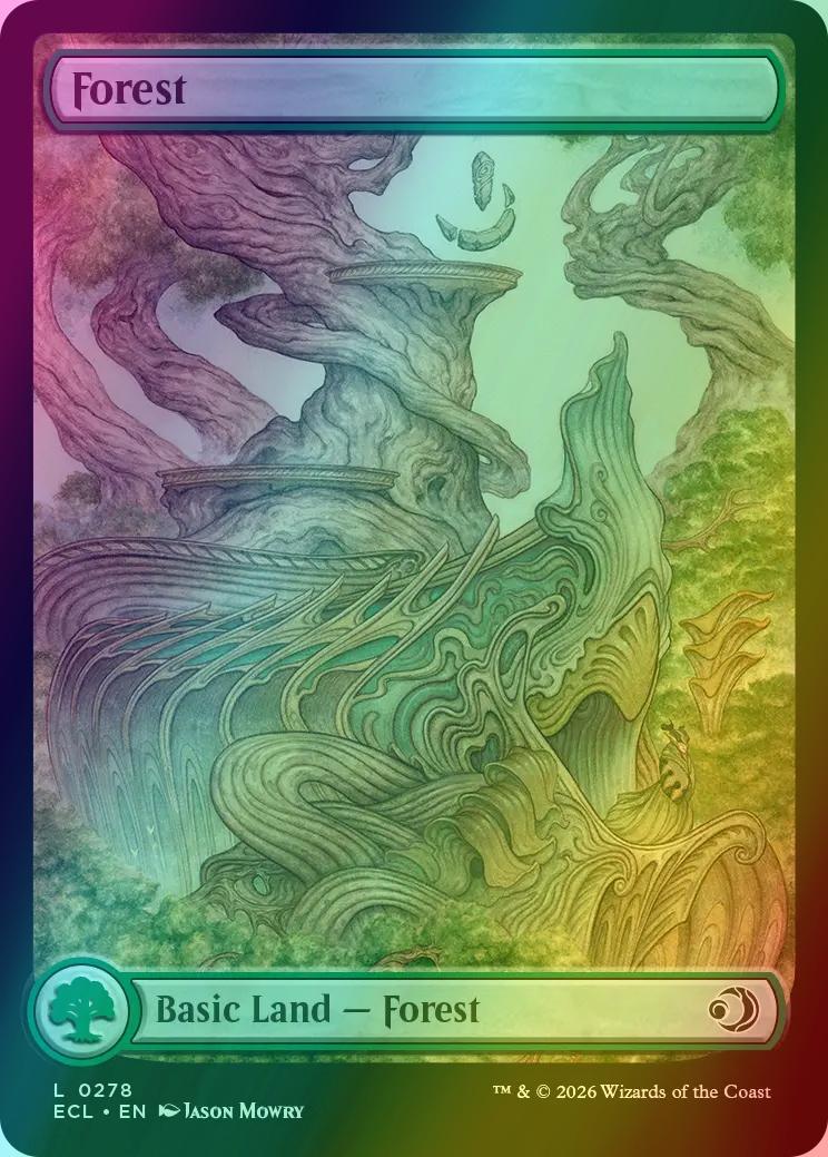 Forest [278] [Full Art] [Lorwyn] [Lorwyn Eclipsed] [Foil]