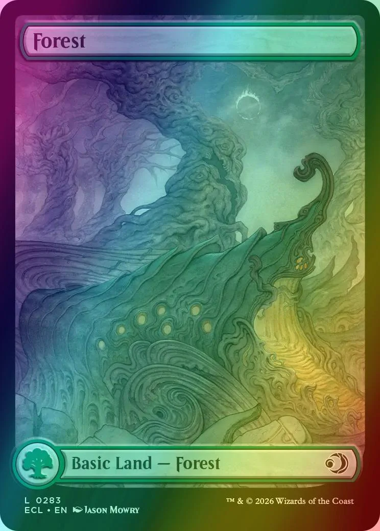 Forest [283] [Full Art] [Shadowmoor] [Lorwyn Eclipsed] [Foil]