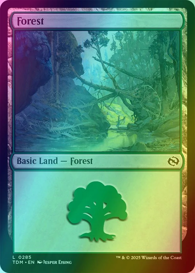 Forest [285] [Tarkir: Dragonstorm] [Foil]