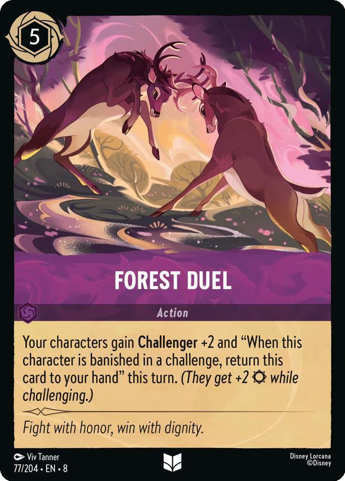 Forest Duel - 77/204 [Reign of Jafar] [Non-Foil]