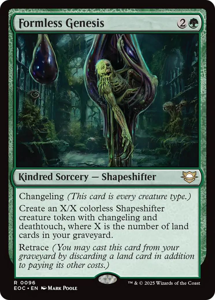 Formless Genesis [96] [Edge of Eternities: Commander] [Non-Foil]
