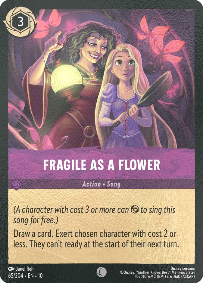 Fragile as a Flower - 65/204 [Whispers in the Well] [Cold Foil]