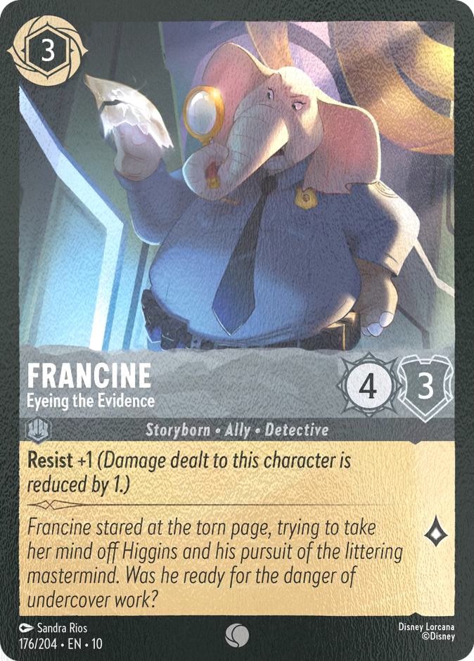 Francine - Eyeing the Evidence - 176/204 [Whispers in the Well] [Cold Foil]