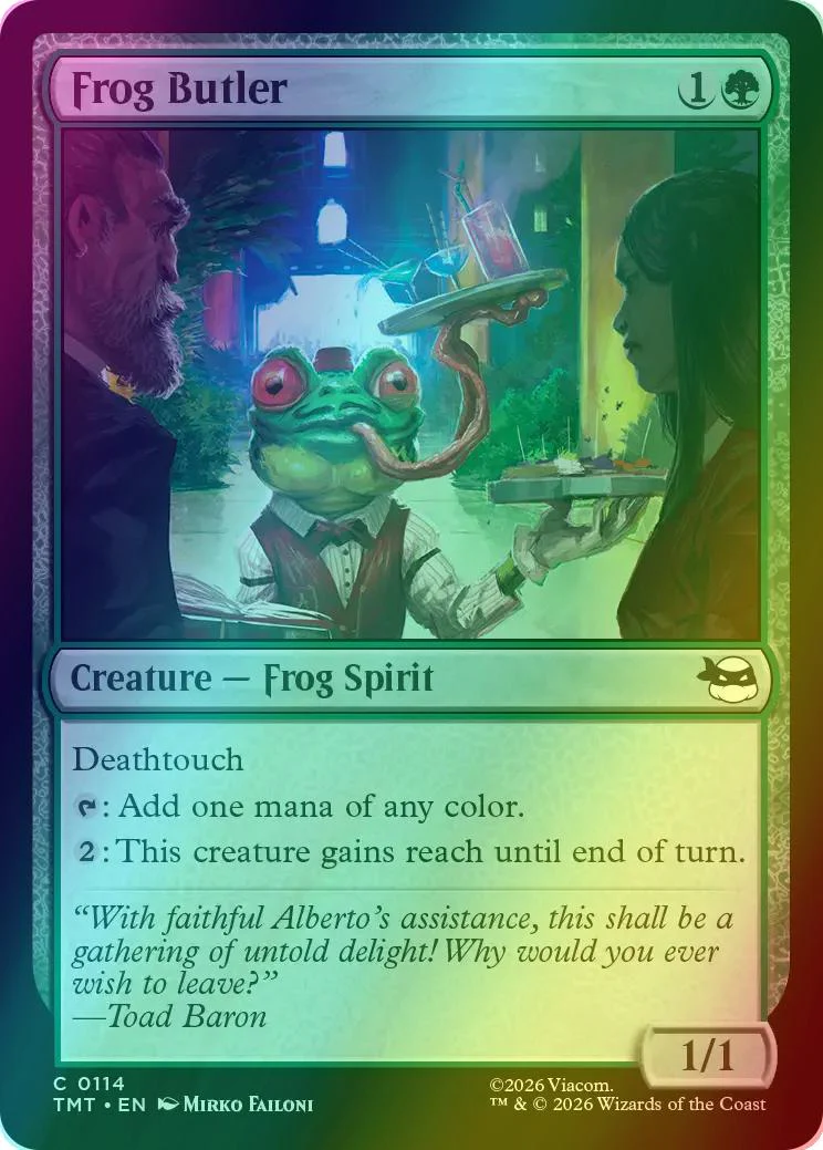 Frog Butler [114] [Teenage Mutant Ninja Turtles] [Foil]