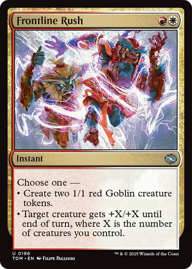 Frontline Rush [186] [Tarkir: Dragonstorm] [Non-Foil]