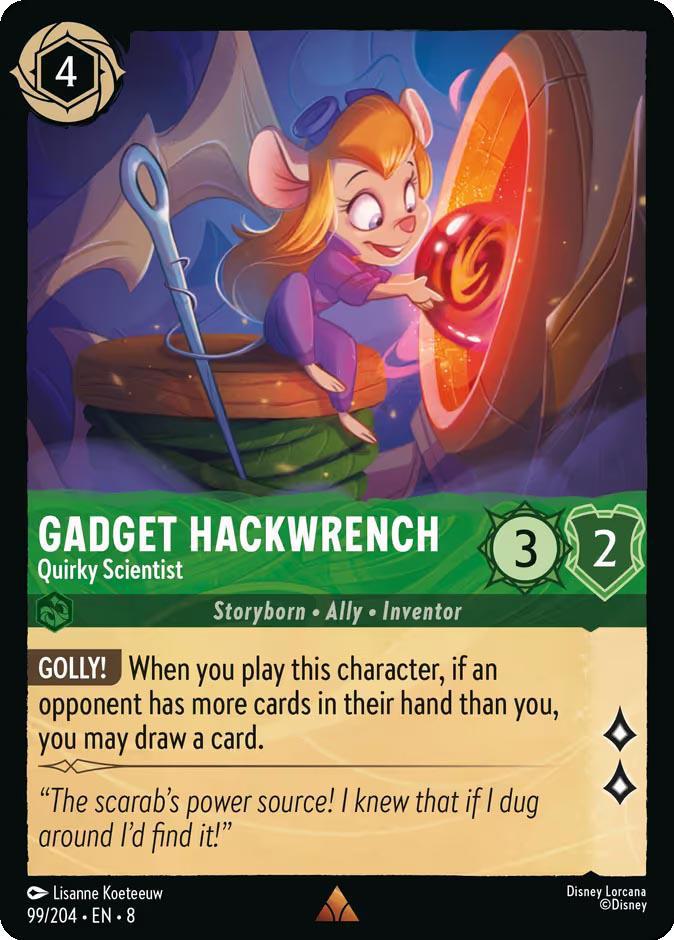 Gadget Hackwrench - Quirky Scientist - 99/204 [Reign of Jafar] [Non-Foil]