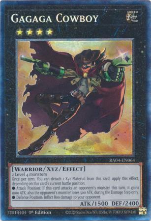 Gagaga Cowboy - RA04-EN064 - Collector's Rare - 1st Edition