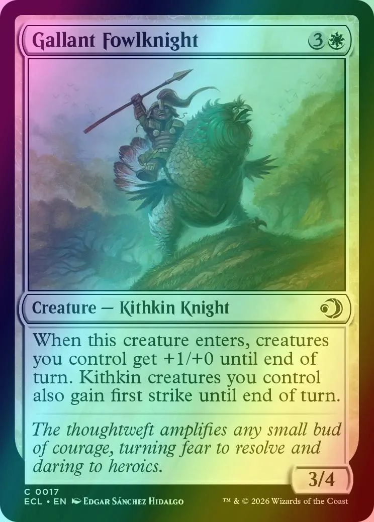 Gallant Fowlknight [17] [Lorwyn Eclipsed] [Foil]