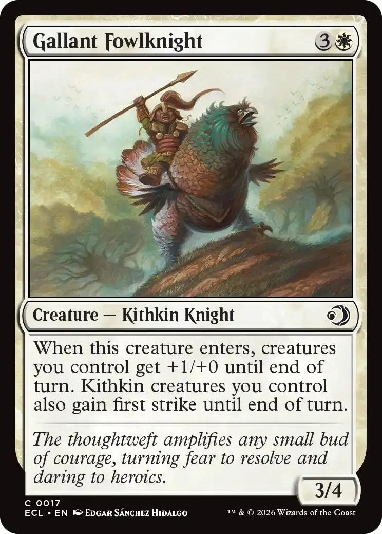 Gallant Fowlknight [17] [Lorwyn Eclipsed] [Non-Foil]