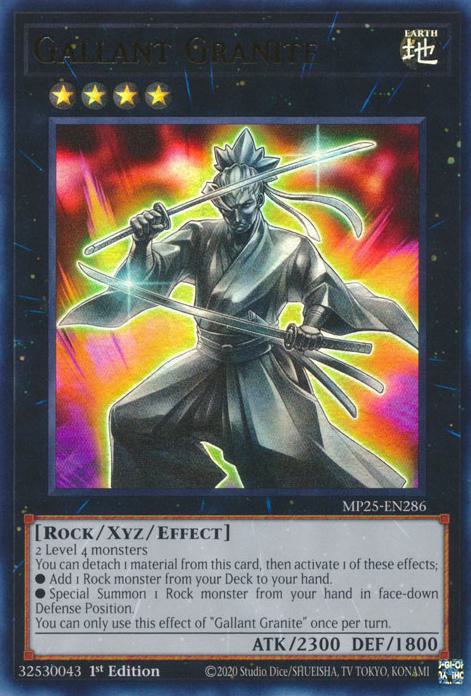 Gallant Granite - MP25-EN286 - Ultra Rare - 1st Edition
