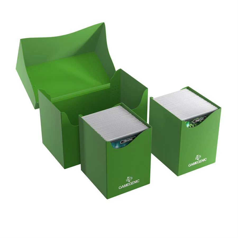Gamegenic Double Deck Holder XL - 200+ - Green - Image 2